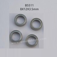 REMO HOBBY 1635 1/16 RC Truck Parts Ball Bearings (8x12x3.5mm) B5511