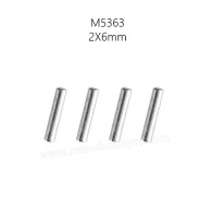 REMO HOBBY 1651 1/16 RC Car Parts Axle Pins (2X6mm) M5363